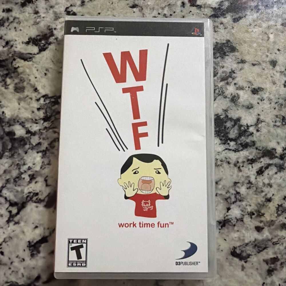 WTF: Work Time Fun (Sony PSP, 2006) no manual